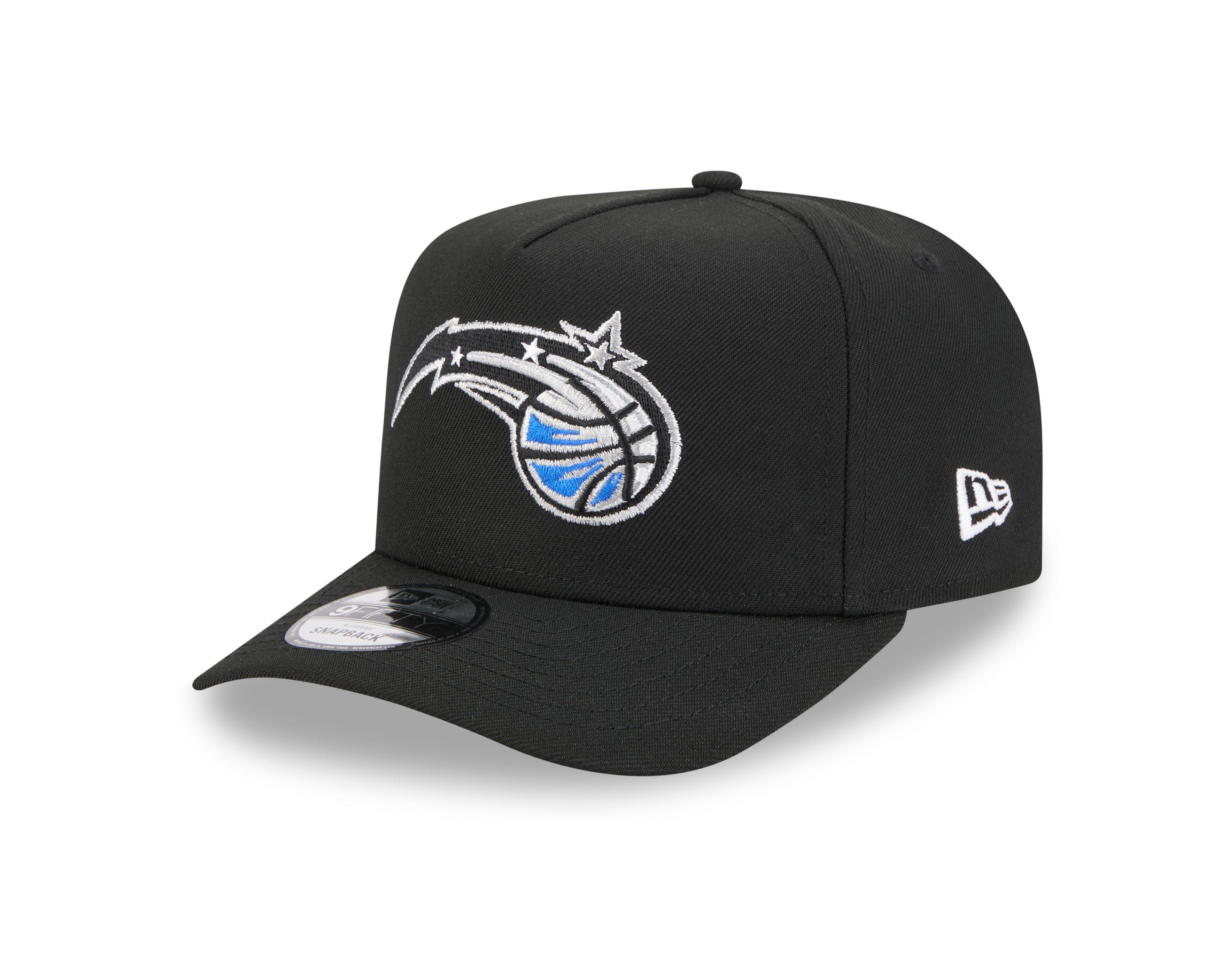 New Era Orlando Magic 9FIFTY A Frame Spring 2025 Snapback Hat-Black